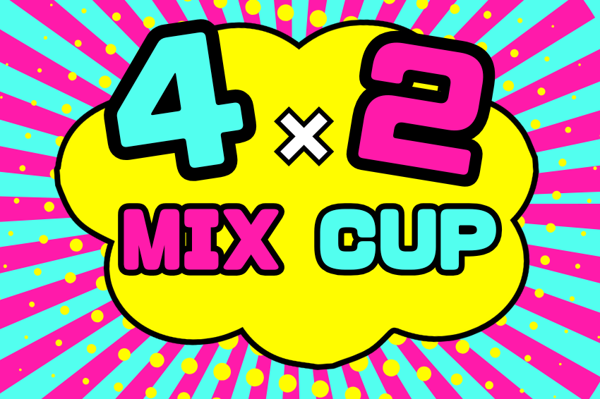 4/18(土) 9:00-17:004×2 mix cup/南区スポーツセンター
